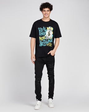 Camiseta con estampado gráfico llamativo 
