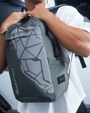 GLUX Street Sports Men's Casual Backpack with Luminous Print