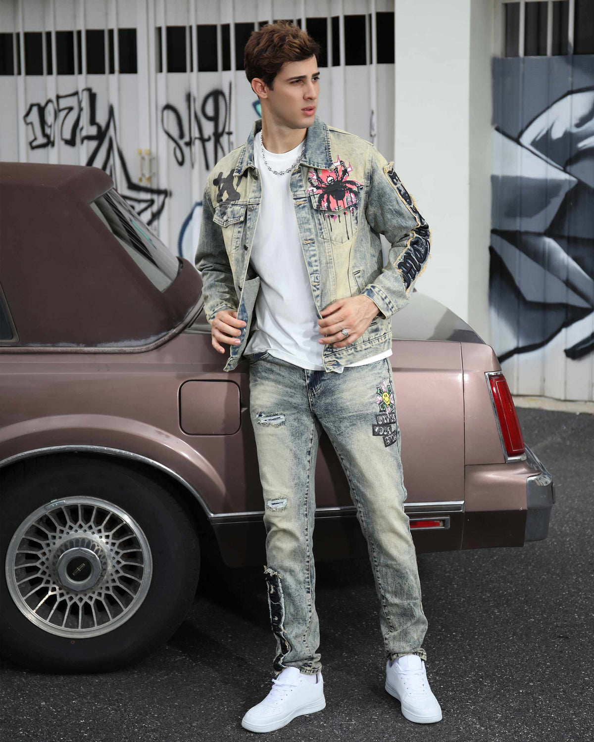 Camiseta con estampado gráfico Retro Vibe-Entrega local en México 