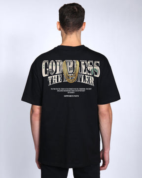 Black Unisex T-Shirt with "God Bless The Hustler" Design - Unisex T-Shirt