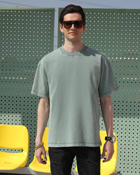 Camisetas de algodón lavado para hombre: paquete de 10 unidades (tallas S/M/L/XL)