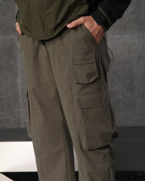 LOGEQI Men's Utility Loose Cargo Pants with Multiple Pockets