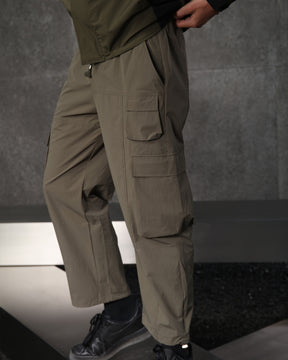 LOGEQI Men's Utility Loose Cargo Pants with Multiple Pockets