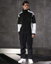 Casual Relaxed Straight-Fit Cargo Pants with Large Pockets
