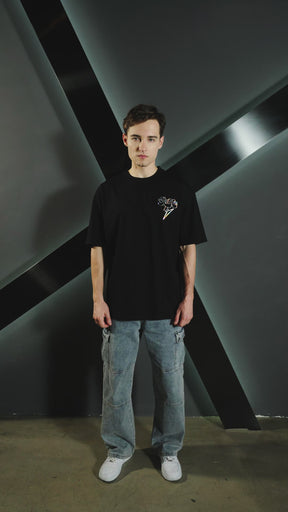 Camiseta extragrande 100 % algodón con estampado de Logeqi®